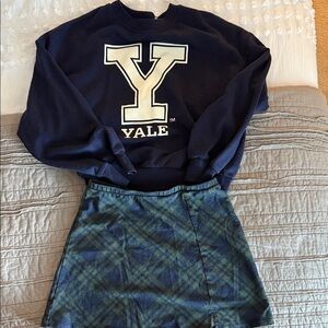 H&M Navy and Green Kids Matching Set